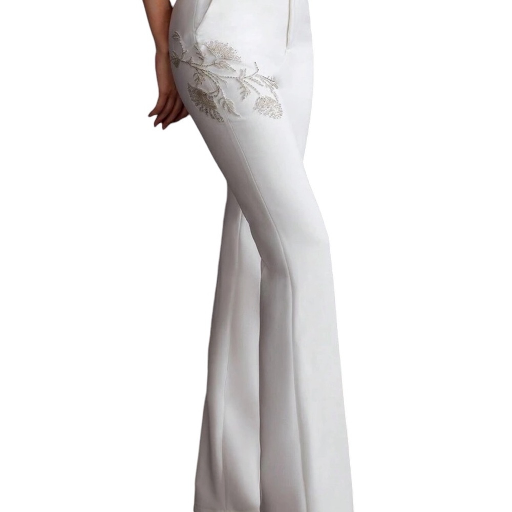 Motf premium floral beaded pants.